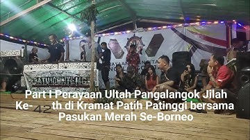 Part I Perayaan Ultah Pangalangok Jilah Ke-42th di Kramat Patih Patinggi bersama PM TBBR Se-Borneo