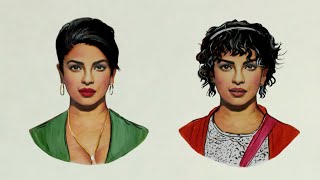 Priyanka Chopra Journey Drawings Akram Arts 