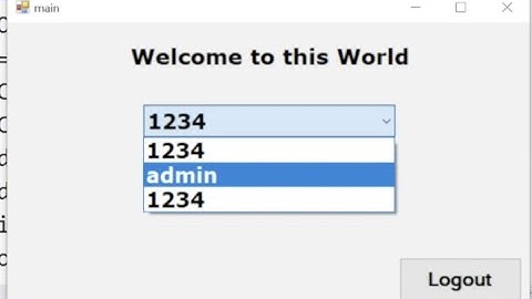 HOW TO FILL COMBOBOX IN VB.NET \VISUAL STUDIO WITH SQL DATABASE | how to filled combobox in C# 2020