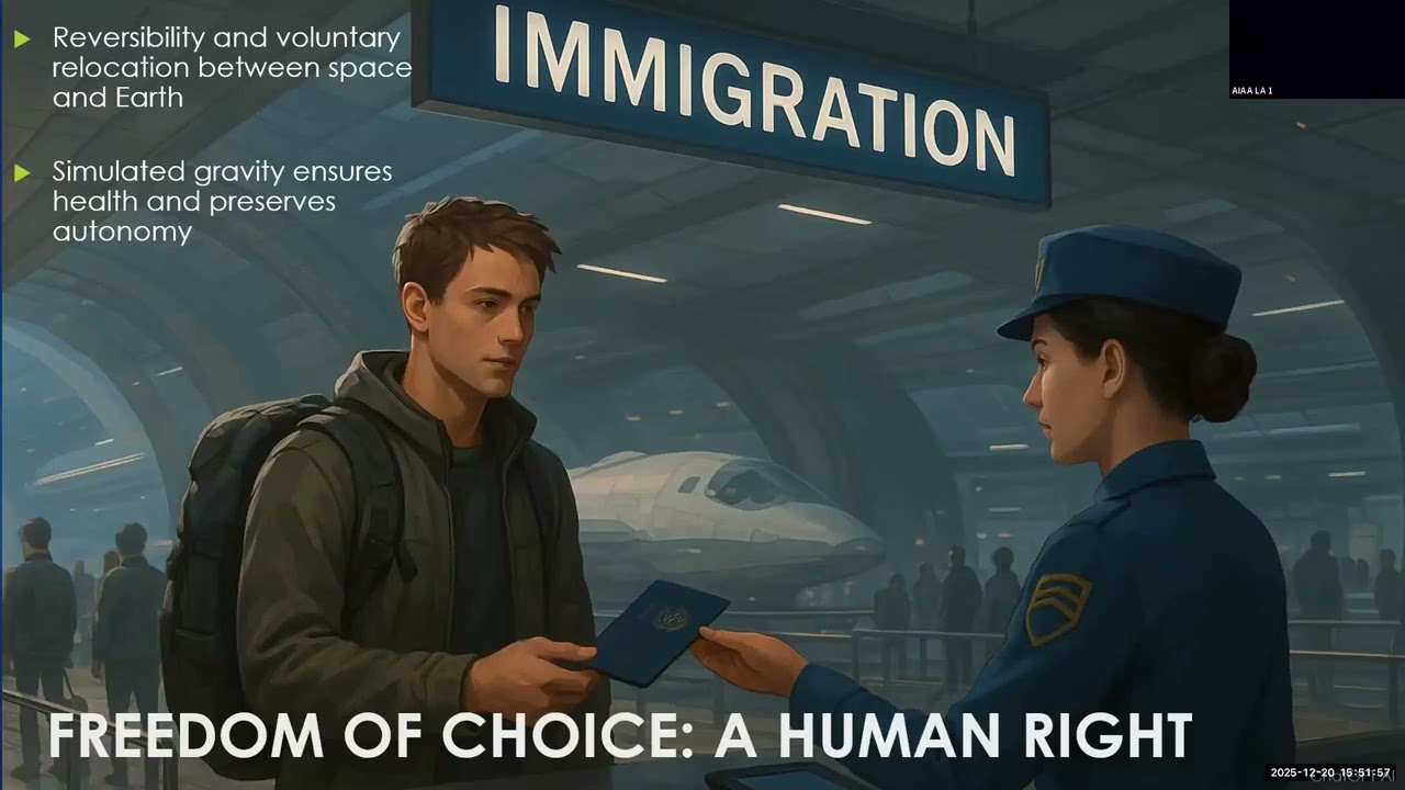 Адриано В. Аутино «Жизнь в свободном пространстве: выбор свободы» — AIAA Лос-Анджелес, 20 декабря...