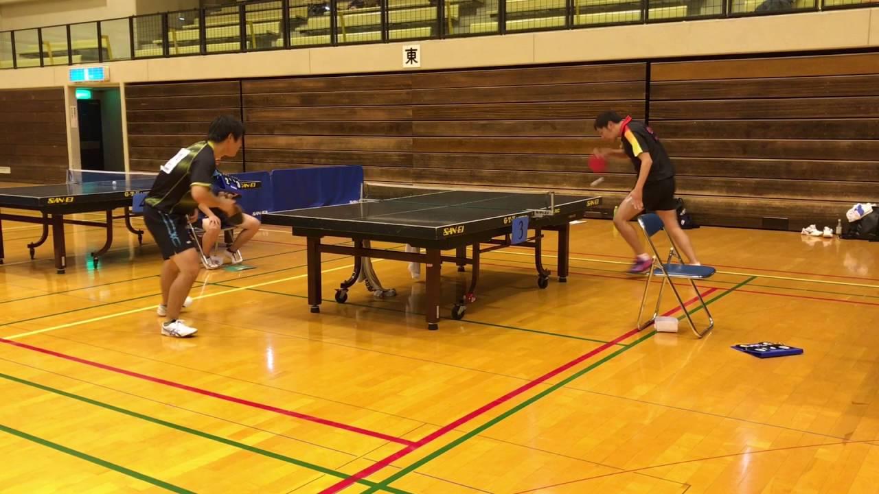 蝶野vs松永（第32回守口オープン卓球大会-決勝）