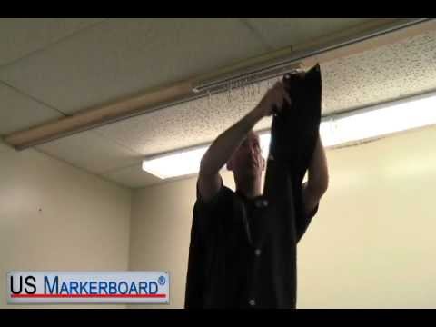 How to Install Blackout Curtains - US Markerboard