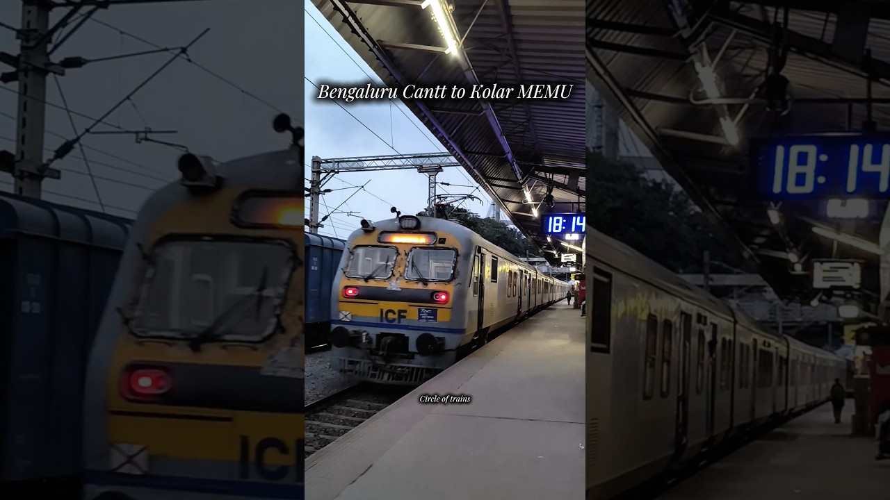 Kolar MEMU High Speed Departure🔥🛫