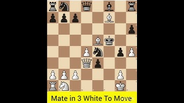 Chess Puzzle-650.Find Checkmate in 3 Moves For White #chess #chesscom #checkmateinthree #chesspuzzle