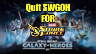 So...you quit Star Wars Galaxy of Heroes for Marvel Strike Force? (Marvel Strike Force Guide)