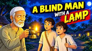 🪔 A blind man carried a lit lamp every night...No one understood why — he couldn't see its light,