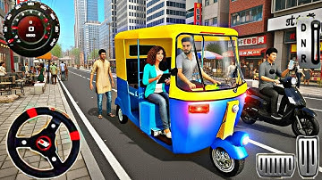 Indian Tuk Tuk Game | Real Auto Rickshaw Ride & Passenger Transport Android Gameplay