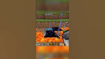 How to make nether portal without mining obsidian ||