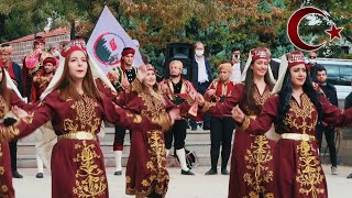 حضرت مهرجان الرقص التركي التقليدي (زكروني بالثوب الفلسطيني)