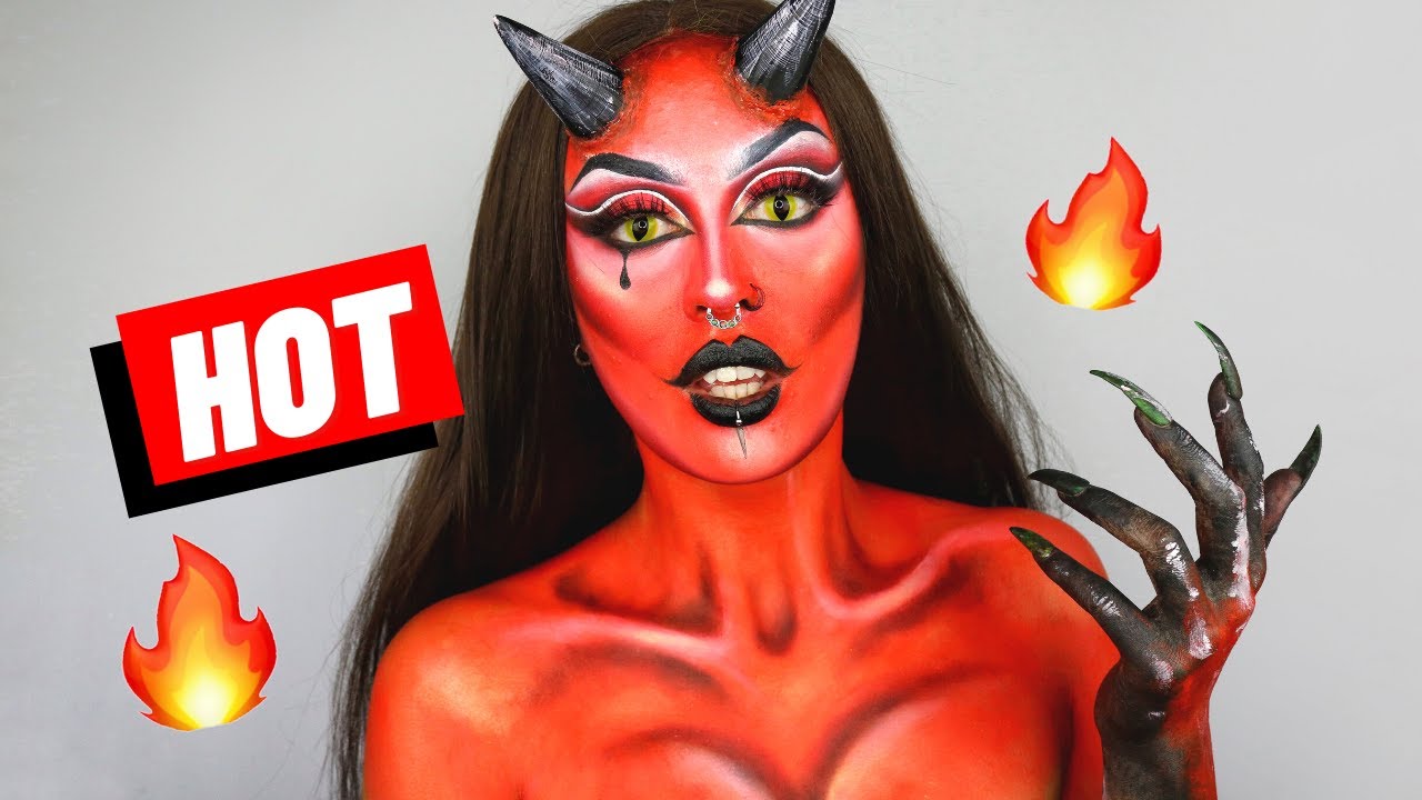 Devil Makeup Tutorial - YouTube