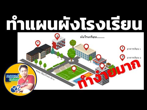 แผนผังโปรแกรม  Update New  ทำแผนผังโรงเรียน