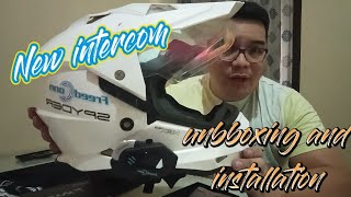 unboxing and installation of this new intercom for this coming 2024 Boss Ironman Challenge