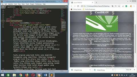 Membuat Layout Website menggunakan syntax HTML dengan CSS