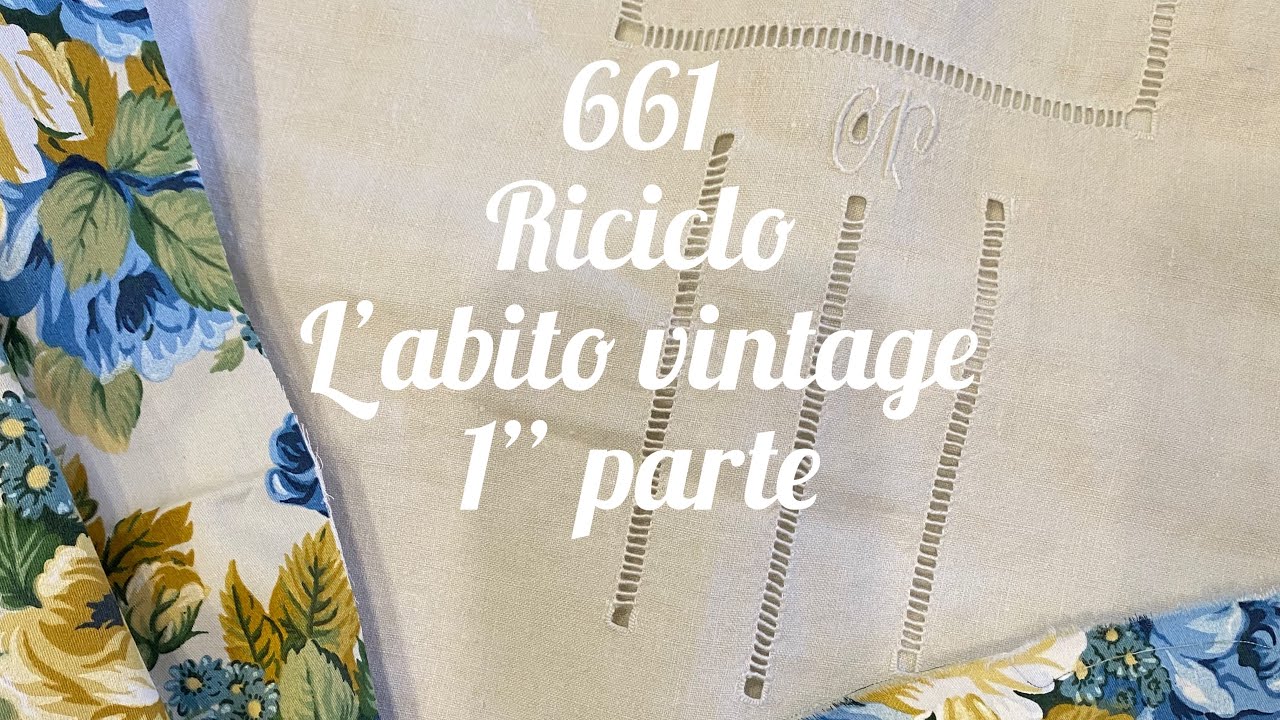 Riciclo di camice da notte L’abito vintage 1” parte