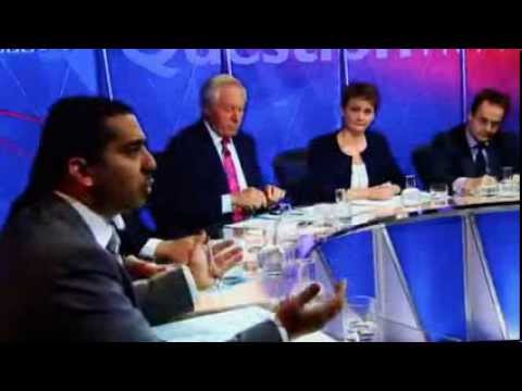 Question Time and Mehdi Hasan puts the boot in the Daily Mail 3 /10 /2013