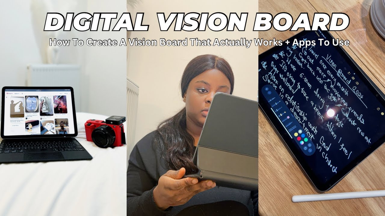 HOW TO CREATE A DIGITAL VISION BOARD FOR 2024 | Create with me my ...