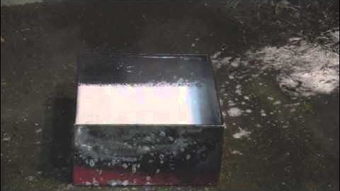 Foam tests small scale