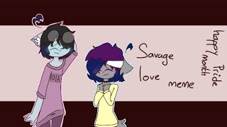 Savage love meme animation flipaclip ...