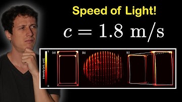 Fysici hebben de lichtsnelheid vertraagd tot slechts 1,8 m/s en het Terrell-Penrose-effect gemete...