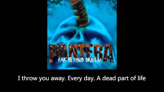 Pantera - Shedding Skin (Lyrics)