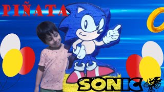 Como hacer una piñata SONIC  PASO A PASO