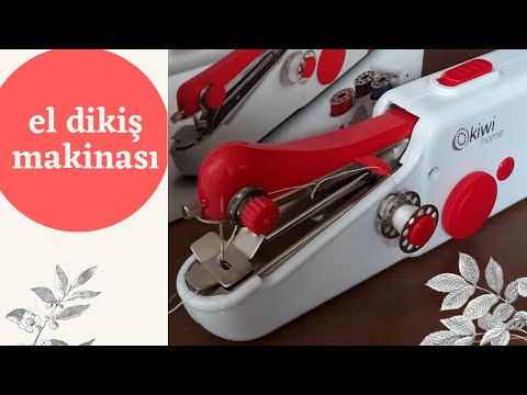 el dikiş makinası // kiwi el dikiş makinası nasıl kullanılır // ip takma// hand sewing machine