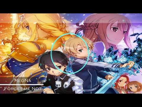 Lyrics Romaji Sword Art Online Alicization Ending Full Reona Forget Me Not Youtube