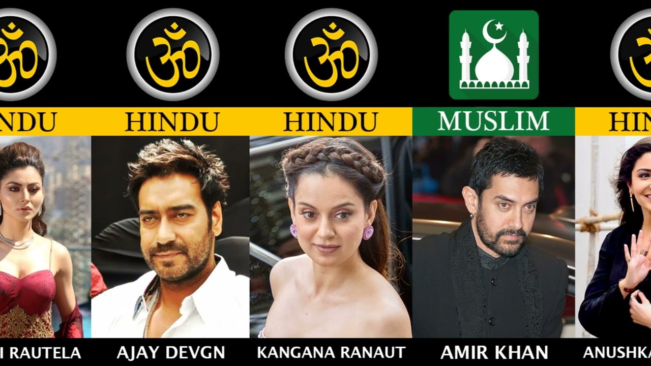 Religion of Famous Bollywood Celebrities | Just Data Comparison 
