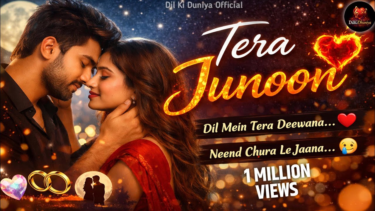 Tera Junoon ❤️‍🔥 | New Hindi Romantic Song 2026 | Heart Touching Love Song Dil Ki Duniya Official