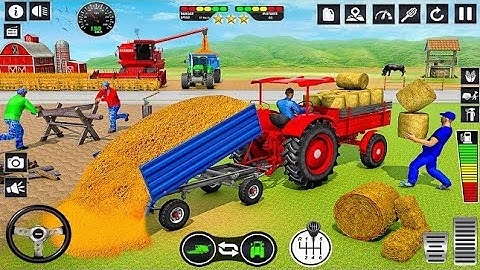Modern Tractor Farming Driving Simulator 3D - New Tractor Games - Android  Gameplay
