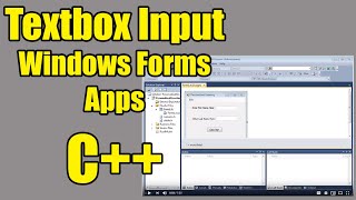 textbox input in windows forms applications - c  