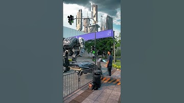 I made this futuristic scene in blender 😱🔥 #blender #vfx #shorts