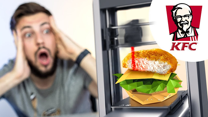 Mięso z drukarki 3D w KFC!