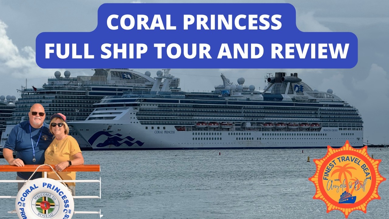 Coral Princess Full Ship Tour | Deck-by-Deck Walkthrough of Princess Cruises’ Classic Cruise Ship