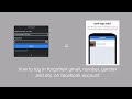 How to log in Facebook Account without gmail and number | Martinez Rpw