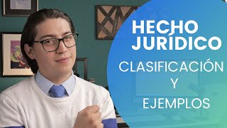 HECHO JURÍDICO Definición y Clasificación | Clases de Derecho