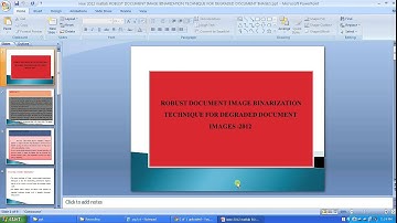 ieee 2012 matlab ROBUST DOCUMENT IMAGE BINARIZATION TECHNIQUE FOR DEGRADED DOCUMENT IMAGES