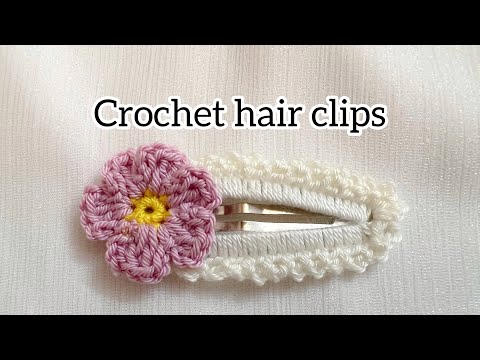 Quick And Easy Crochet Hair Clips