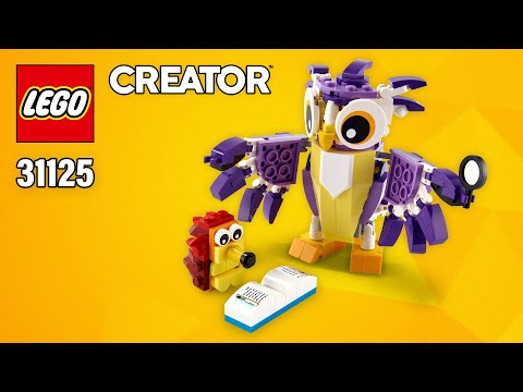 LEGO Owl and a Hedgehog (31125)[175 pcs] | Top Brick Builder