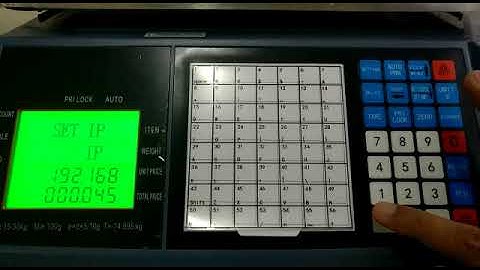 Setup / Configure IP Address for Ashica / Rongta RLS1000 Scales