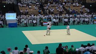 2018IH 柔道女子個人2回戦 48kg級 白石 熊本西（熊本県）対 須藤 前橋東（群馬県）
