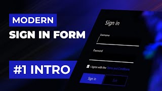 C   GUI: Modern Sign in Form (Part 1) | WinForms