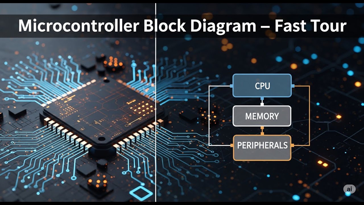 Microcontroller Block Diagram Explained - YouTube
