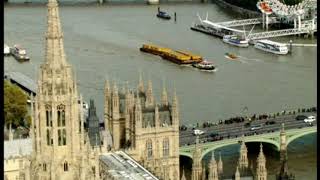 Englands Buildings: Fly over Westminster Palace London 2015