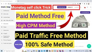 monetag direct link earning || monetag direct link arbitrage Free || monetag earning trick 2024