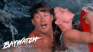 Will Mitch Rescue Her Before She Gives BIRTH? Baywatch Remastered