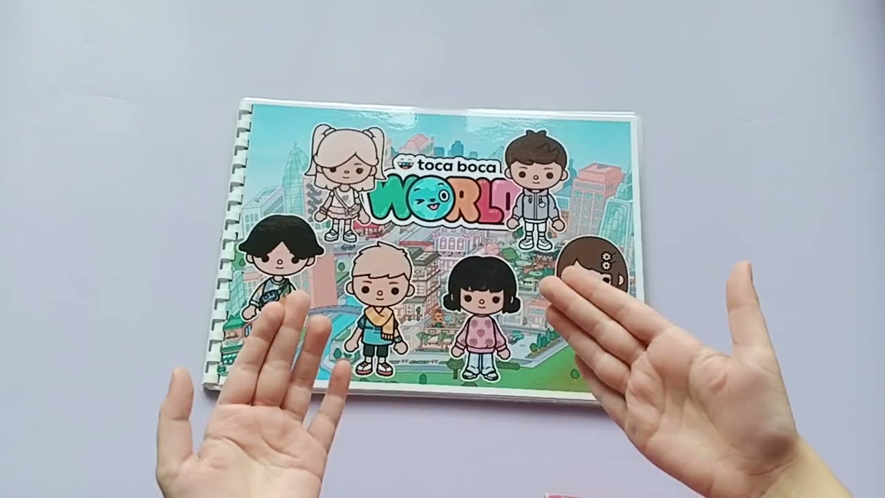 Обзор нашей бумажной книги Toca world. 