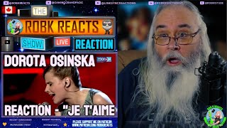 The Voice of Poland - Dorota Osińska Reaction - "Je t'aime" - Requested