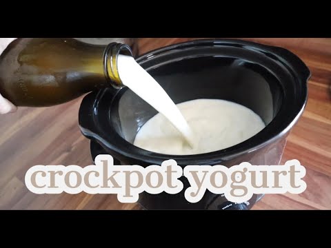 Video: How To Make Yogurt In A Slow Cooker Without The 