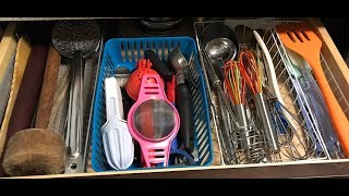 Kitchen Tools | Spatulas & Ladles Drawer Organisation by CookingFlavors 3,430 views 5 years ago 6 minutes, 3 seconds